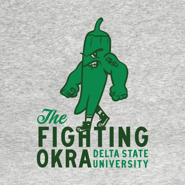 Delta State Fighting Okra by sombreroinc